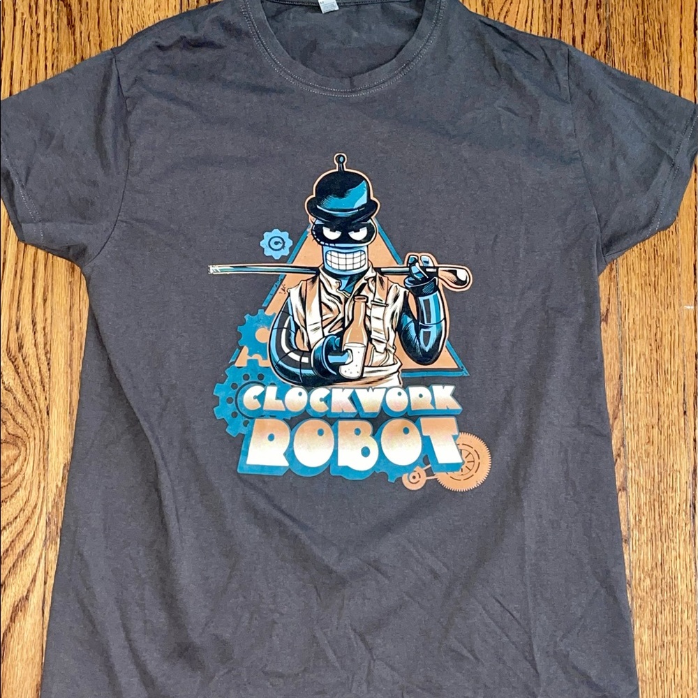 Futurama Bender Clockwork Robot Tshirt